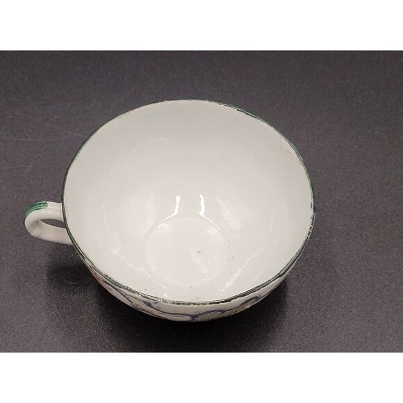 Rose Famille Tea Cup Antique Floral Handpainted Delicate Unsigned - Picture 2 of 13